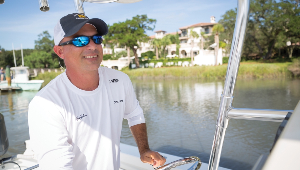 Captain Clay Fordham, Master Captain at Sea Island.