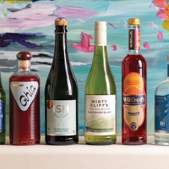 Non-alcoholic offerings at Sea Island.