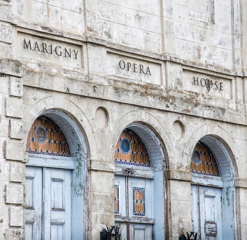 Marigny Opera House in New Orleans, Louisiana.