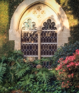 The Spanish Lounge windows at The Cloister