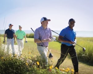 Foursome on Seaside Golf Course