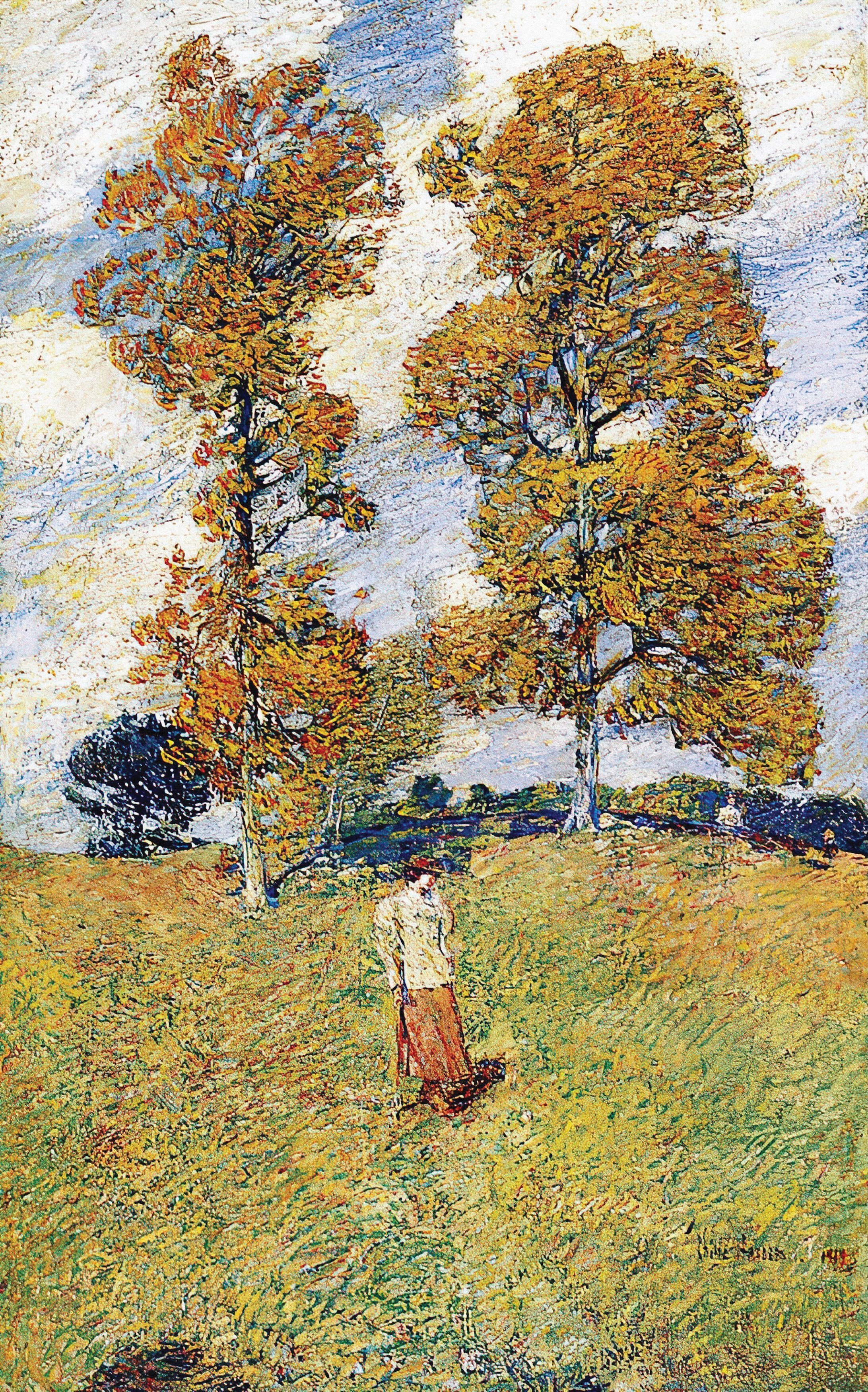 Two Hickory Trees (1919)