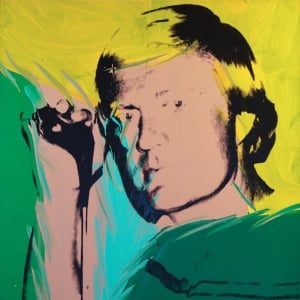 "Jack Nicklaus" (1977) by Andy Warhol.