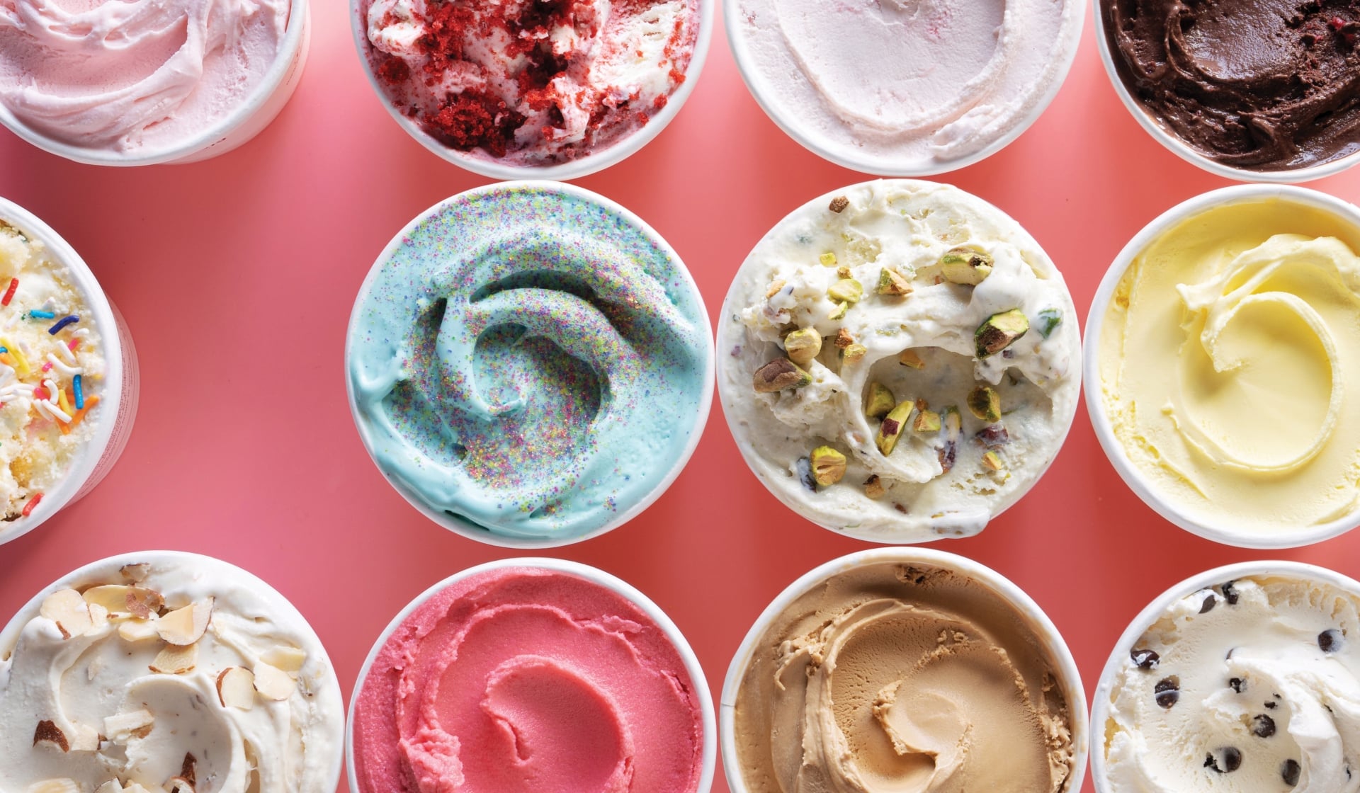 A dozen Ice cream Cups