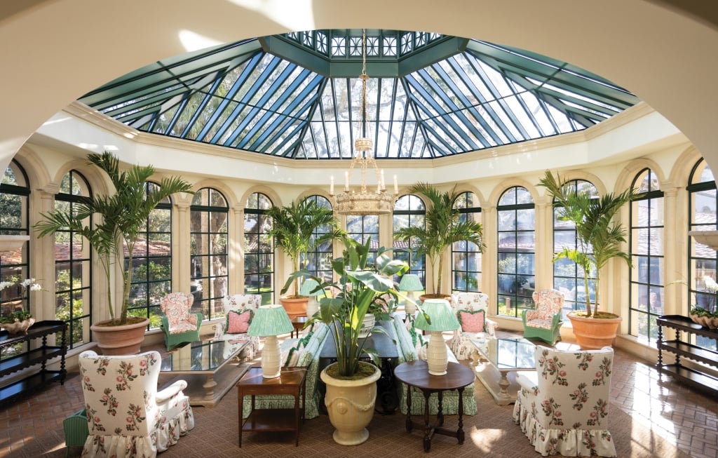 The Cloister Solarium at Sea Island.