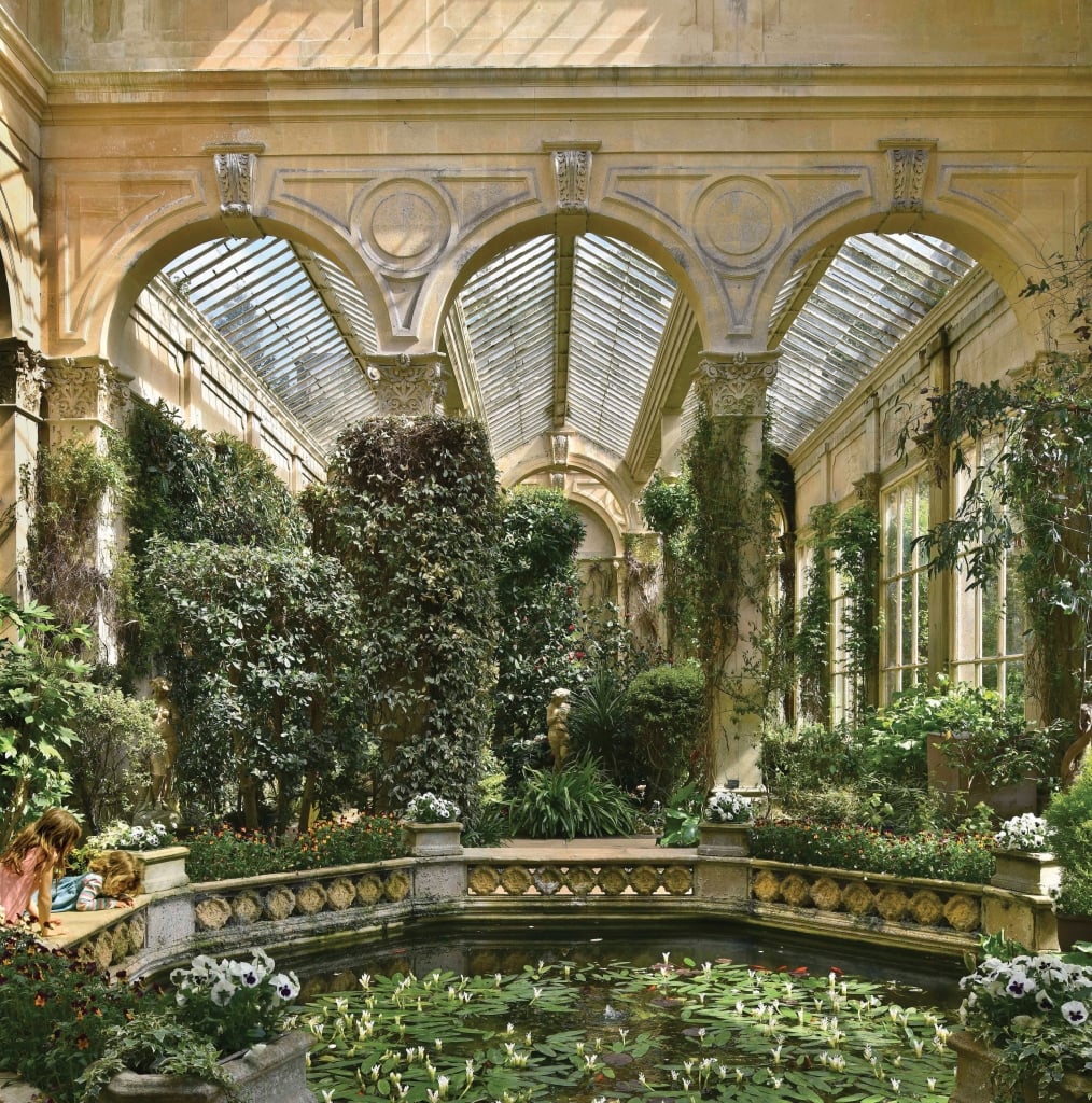 The Orangery at Castle Ashby in England.